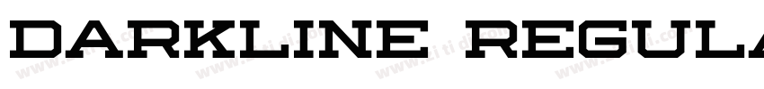 Darkline Regular字体转换